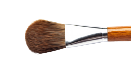 Foundation Brush for Makeup Application - Isolated on White Background