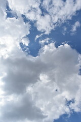 blue sky with clouds