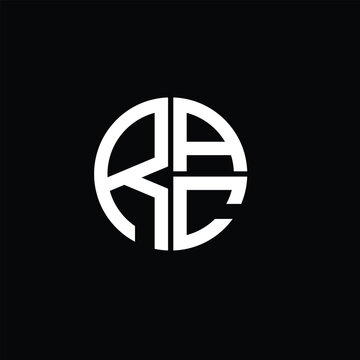 
RAC logo RAC icon RAC monogram RAC letter minimalist Circle flat Unique modern abstract logo design.