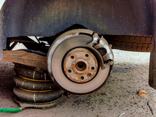 Preparing for wheel repairs to ensure reliability.
