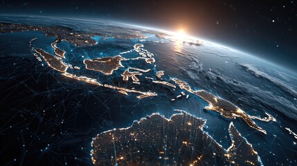 Digital Earth with Global Data Connections