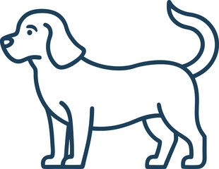 Adorable Puppy Sitting on White Background