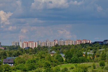 old communist block in Sosnowiec - Silesia - Poland