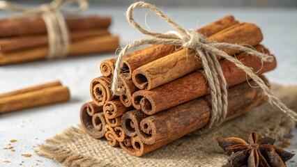 cinnamon sticks and anise