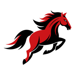 Fototapeta premium horse isolated on white