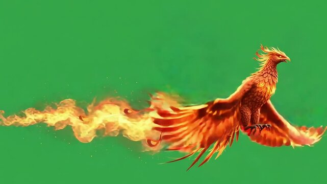 Phoenix Bird on Fire

