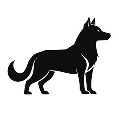 Walking Dog Silhouette 