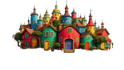 The Kremlin in Moscow Russia historic red brick cathedral and domed orthodox church with monuments and skyline