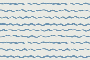 Blue painted waves create an elegant, flowing pattern perfect for backgrounds and artistic designs, evoking an oceanic serenity.