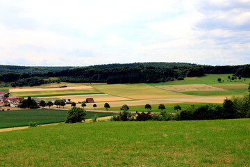 Blick von Steinheim am Albuch auf Sontheim im Stubental
