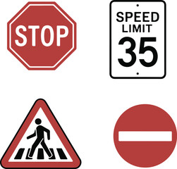 roadside sign vector file.eps