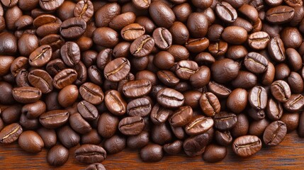 Obraz premium Coffee beans background