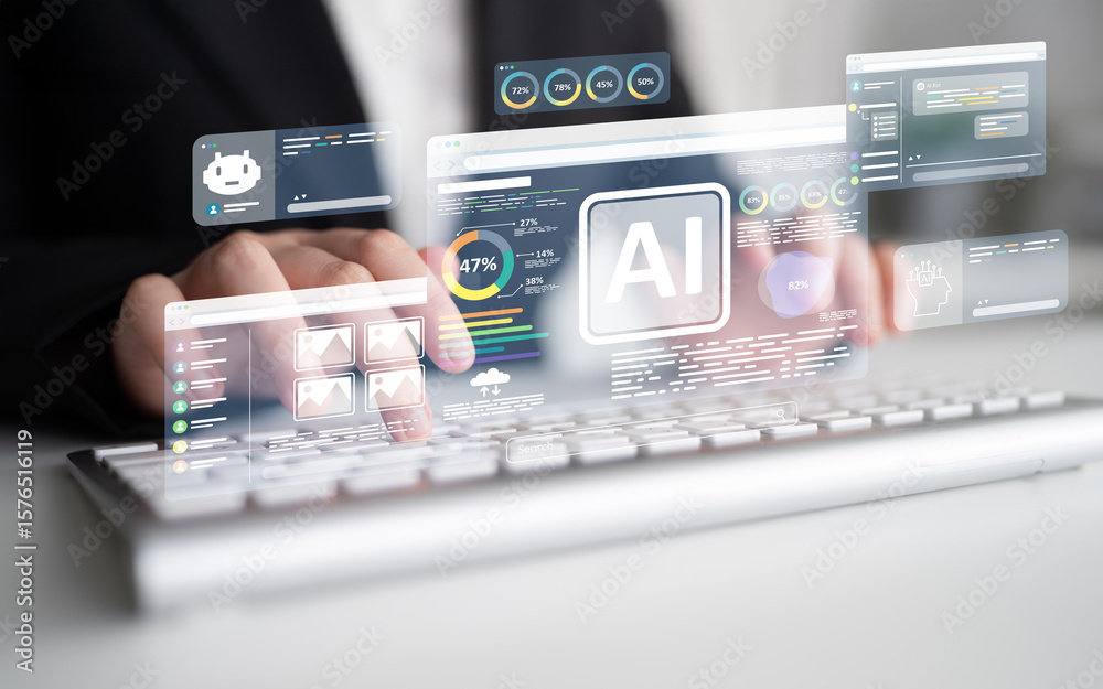 Poster ai assistant with llm, big data, machine learning, and generative ai powers prompt engineering and s