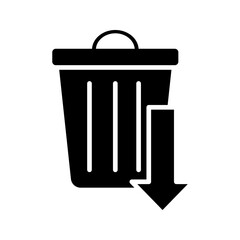 Reduce waste icon, vector pictogram  vector illustration, pictogram isolated on white background. color editable
