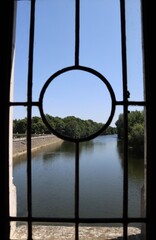 View feom Chenonceau window over river