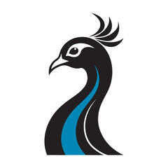 Peacock Head Close Up Royal Look