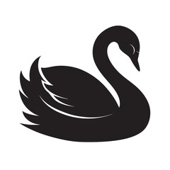 Swan Resting In Serene Position © Maptahul