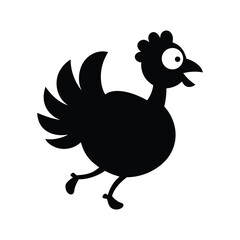 illustration of a cartoon turkey