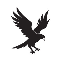 Hawk In Flight With Claws Spread
