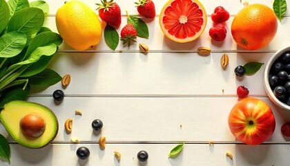 Natural Healthy Food, Balanced Food Composition