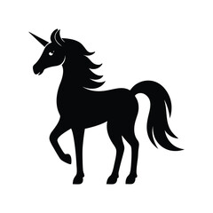 horse silhouette vector