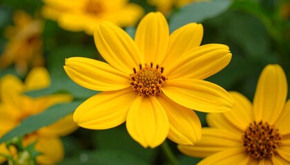 Close-up of vibrant yellow flowers (2)