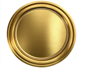 Complimentary Gold Circular Frame. Unbound Design for Free Usability