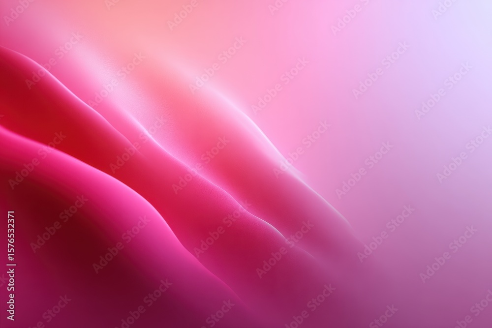 Poster Abstract blend of pink and purple hues creating a soft, smooth gradient with a subtle sheen adding depth and visual interest