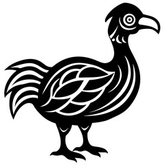 Obraz premium vector illustration of a cartoon chicken