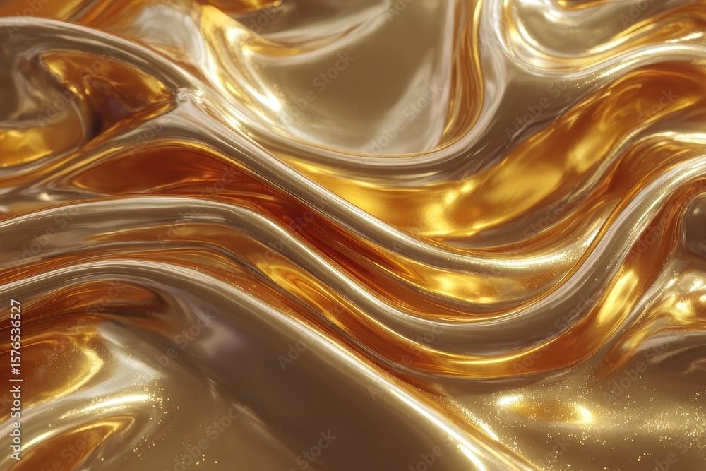 Poster gold and grey abstract lines with flowing patterns create elegant texture, perfect for sophisticated
