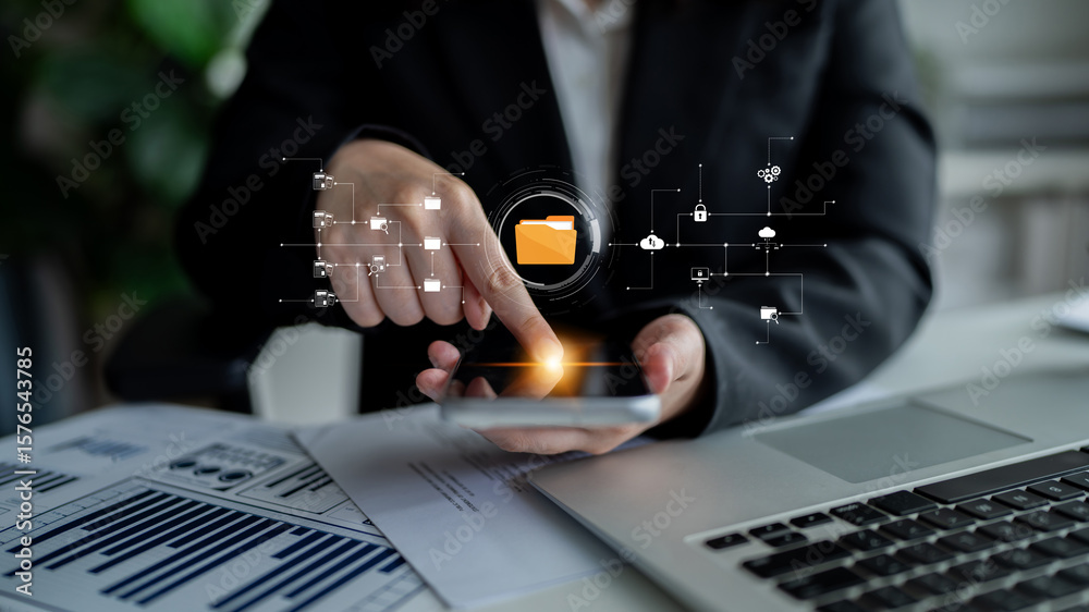 Poster digital folder systems enhance file organization, secure cloud access, and structured document workf