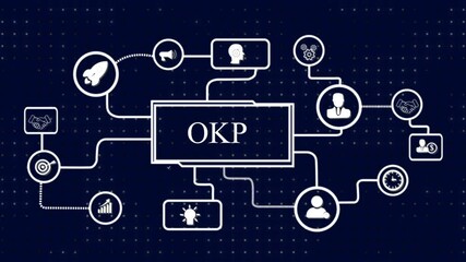 OKR Objectives key results. Business, Technology, Internet and networking concept. - Powered by Adobe
