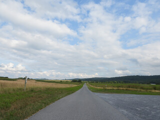 Visitors can enjoy the beautiful scenery, while drivng through the Middle Creek Wildlife Management Area, Lancaster County, Pennsylvania. During the summer season.