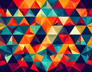 Vibrant geometric pattern (1)