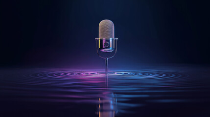 Holographic Microphone Projecting Soundwaves in Elegant Design