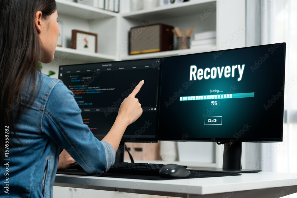 Poster data backup restoration recovery restore data from cloud storage brisk and provide planned network r