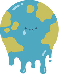 Cute Melting Earth Global Warming