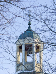Winter view of village of Bozhentsi, Bulgaria