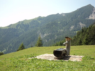 well on the mountain