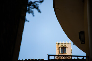 Fototapeta premium historic old town Taormina in Messina region of Sicily