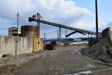 砕石工場 建設資材の生産現場