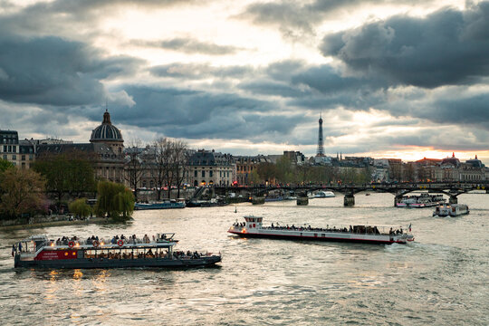 view over the Seine in Paris