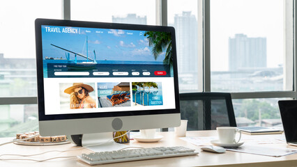 Online travel agency website for modish search and travel planning offers deal and package for...