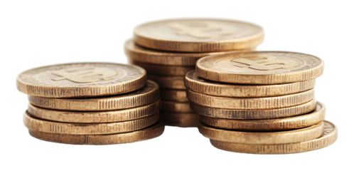 Revenue for Business Income and Earnings - Isolated on White Background