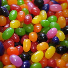 Colorful jelly beans.