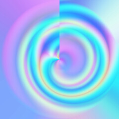 Colorful rainbow abstract background with distorted shapes in blue, pink, green, and purple. Vibrant, modern design perfect for creative projects, digital art, and eye-catching visual content.