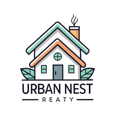 Real Estate Realtor Logo  house vector logo icon on white Background