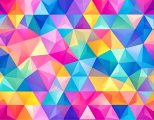 Vibrant triangle pattern (1)
