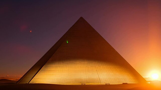 Ancient Pyramid at Sunrise | Dramatic Timelapse with No People