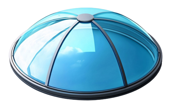 Skylight for Architecture and Natural Light - Isolated on White Background